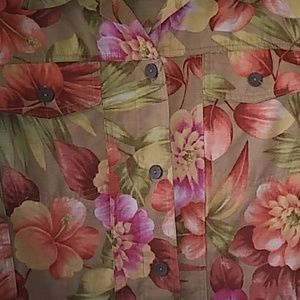 Beautiful Alfred dunner floral Jacket 8